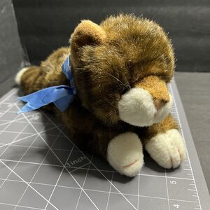 Ty Beanie Babies Spice the Cat Classic Plush NO PAPER TAG 1997 Blue Ribbon 15"